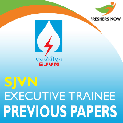 SJVN Executive Trainee Previous Papers