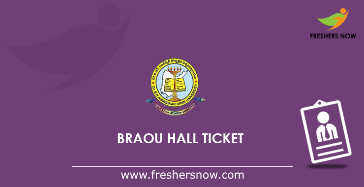 BRAOU Hall Ticket BRAOU Hall Ticket