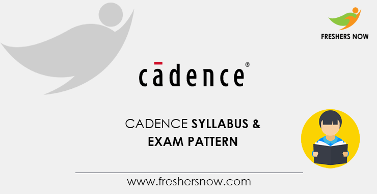 Cadence Syllabus 2020 Cadence Syllabus 2020
