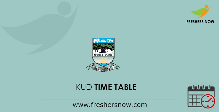KUD Time Table KUD Time Table