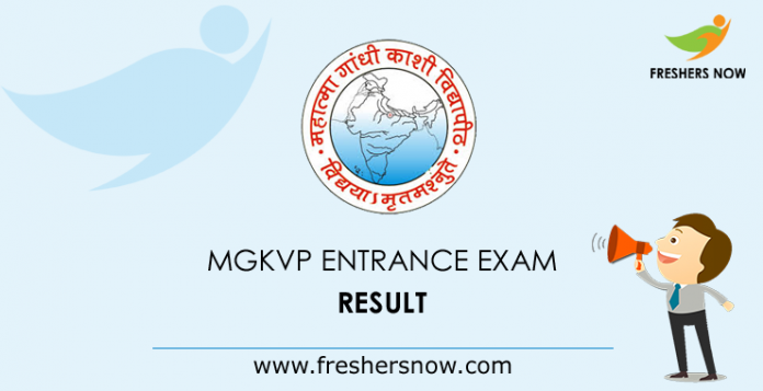 Mgkvp Entrance Exam Result 2019 Cut Off Merit List Mgkvp Ac In