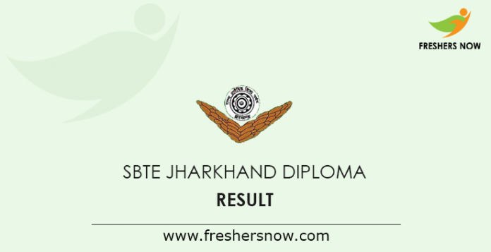 SBTE Jharkhand Diploma Result 2019 SBTE Jharkhand Diploma Result 2019