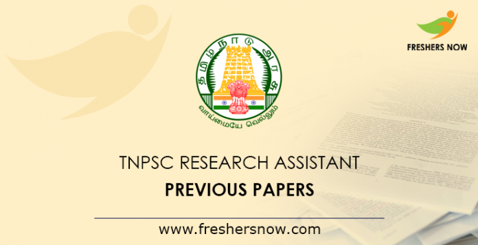 TNPSC-Research-Assistant-Previous-Papers