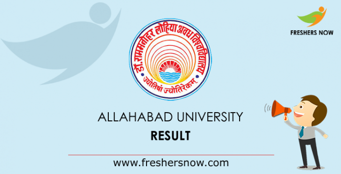 Result of the University of Allahabad