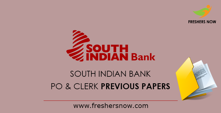 south indian bank previous year question paper clerk south indian bank previous year question paper clerk