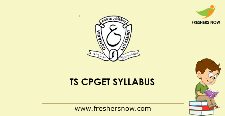 TS CPGET Syllabus 2019 TS CPGET Syllabus 2019