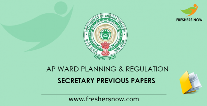 AP Ward Planning & Regulation Secretary Previous Papers (1) AP Ward Planning & Regulation Secretary Previous Papers (1)