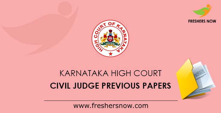 Karnataka High Court Civil Judge Previous Papers Karnataka High Court Civil Judge Previous Papers