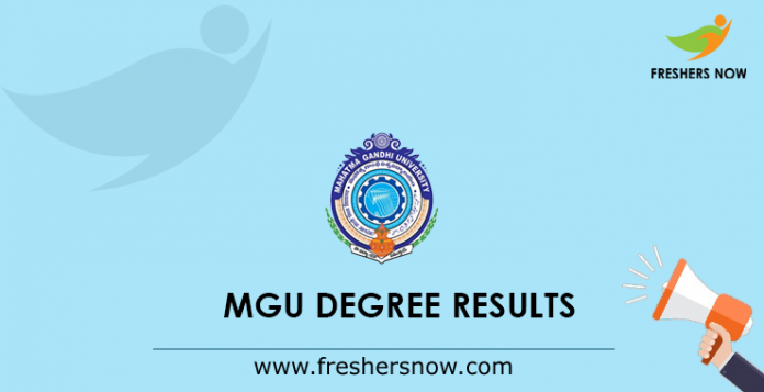 MGU Degree Results 2019 MGU Degree Results 2019