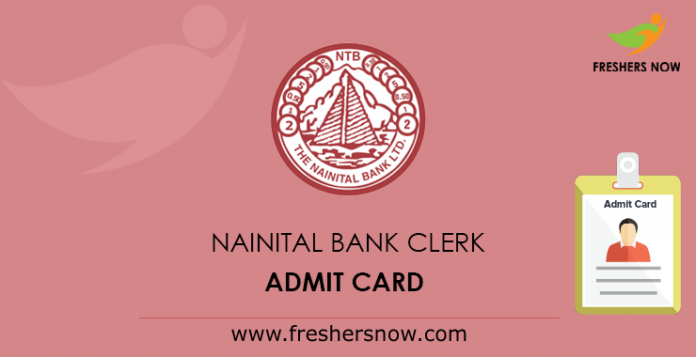 Nainital Bank Employee Admission Card