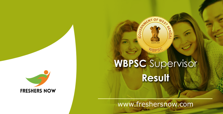 WBPSC Supervisor Result WBPSC Supervisor Result