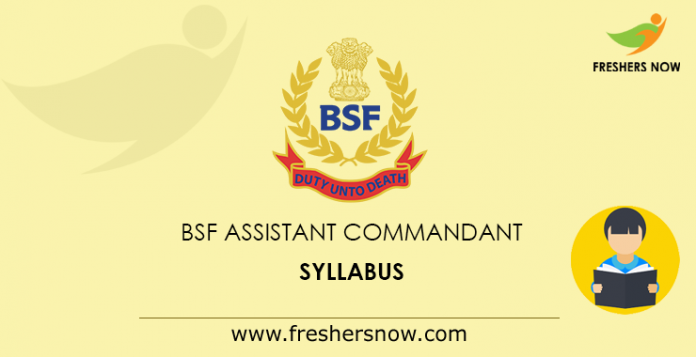 BSF Assistant Commander Curriculum