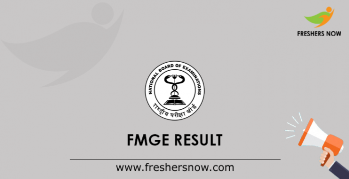 FMGE result