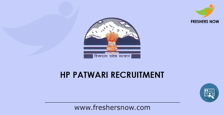 HP Patwari Recruitment Notification HP Patwari Recruitment Notification