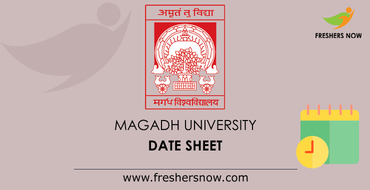 Magadh University Date Sheet Magadh University Date Sheet