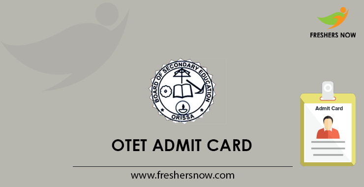 OTET Admit Card OTET Admit Card