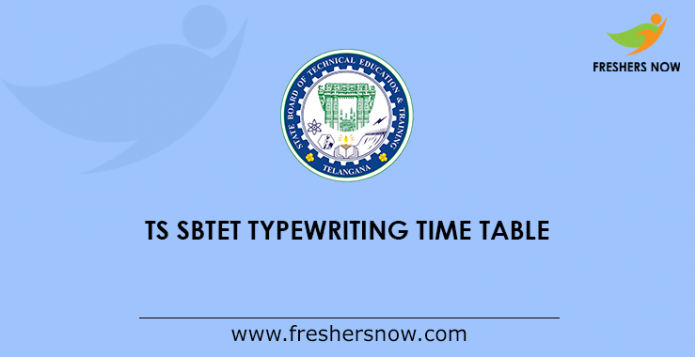 TS SBTET schedule