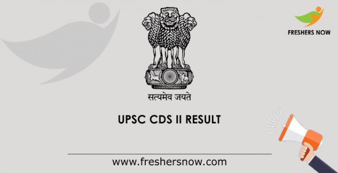 UPSC CDS 2 Result UPSC CDS 2 Result