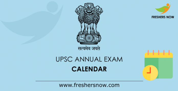 UPSC exam schedule