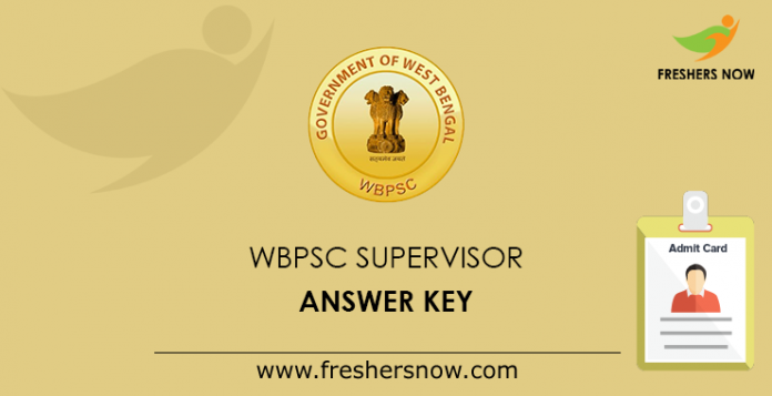 WBPSC Supervisor Answer Key