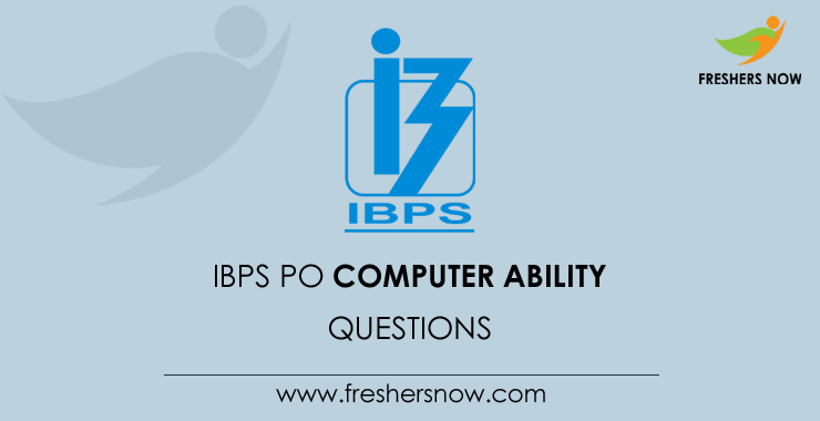 BPS PO Computer Ability Questions BPS PO Computer Ability Questions