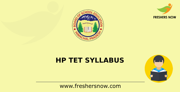 HP TET Syllabus HP TET Syllabus