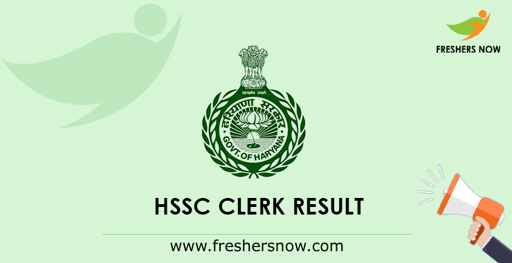 HSSC Clerk Result HSSC Clerk Result