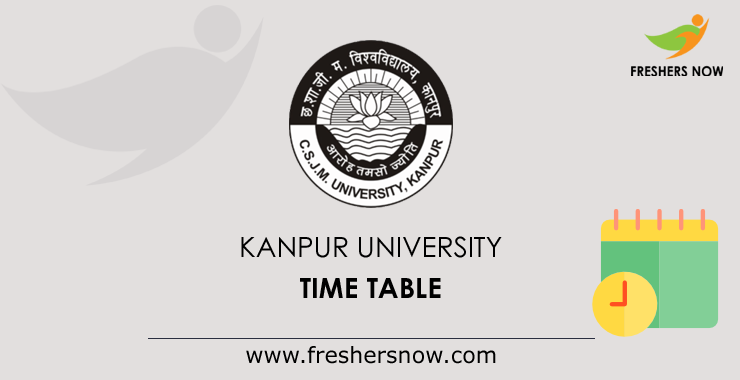 Kanpur University Time Table Kanpur University Time Table