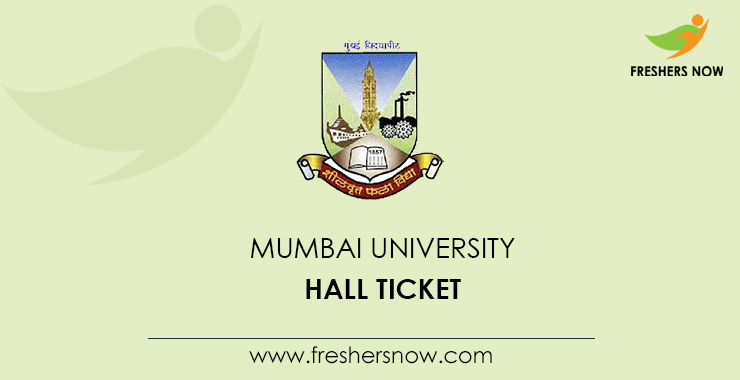 Mumbai University Hall Ticket Mumbai University Hall Ticket