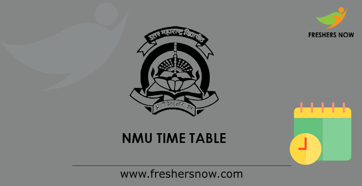 NMU Time Table NMU Time Table