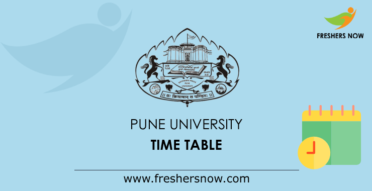 Pune University Time Table Pune University Time Table