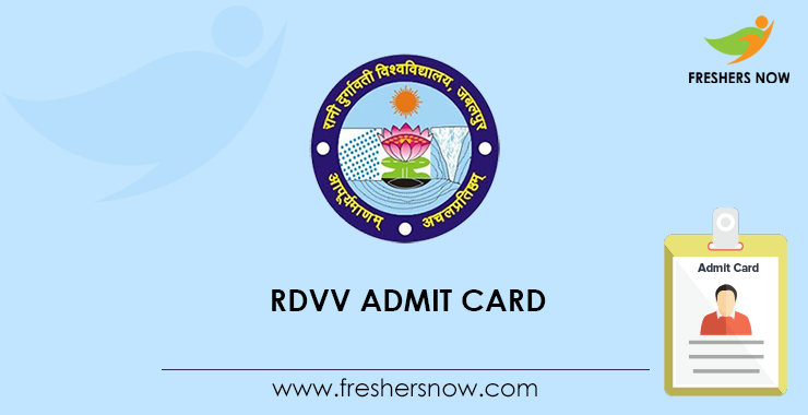 RDVV Admit Card RDVV Admit Card