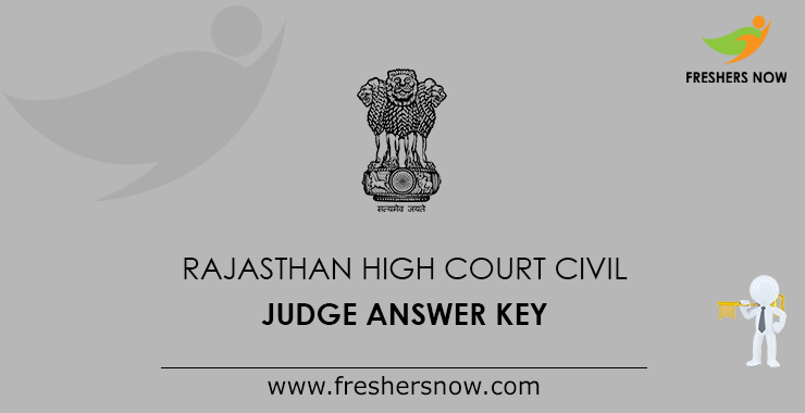 Rajasthan High Court Civil Judge Mains Answer Key 2019 PDF ...