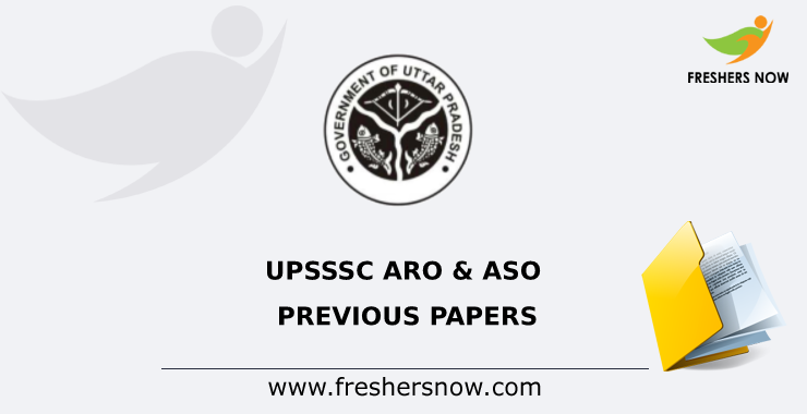 UPSSSC ARO & ASO Previous Papers UPSSSC ARO & ASO Previous Papers