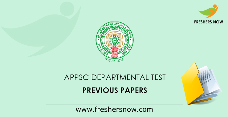 APPSC Departmental Test Previous Papers APPSC Departmental Test Previous Papers