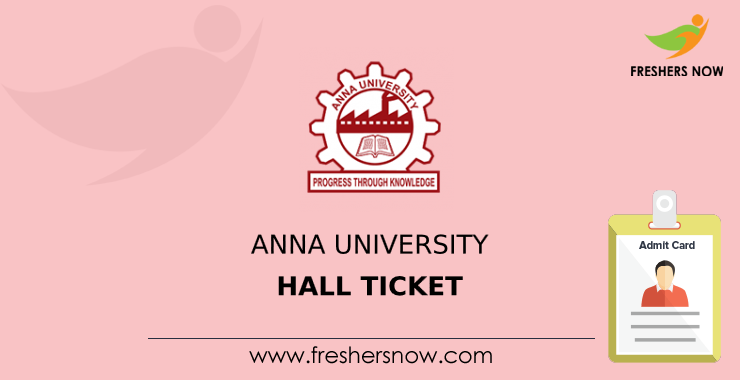 Anna University Hall Ticket Anna University Hall Ticket