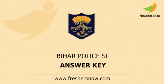 Bihar Police SI Answer Key