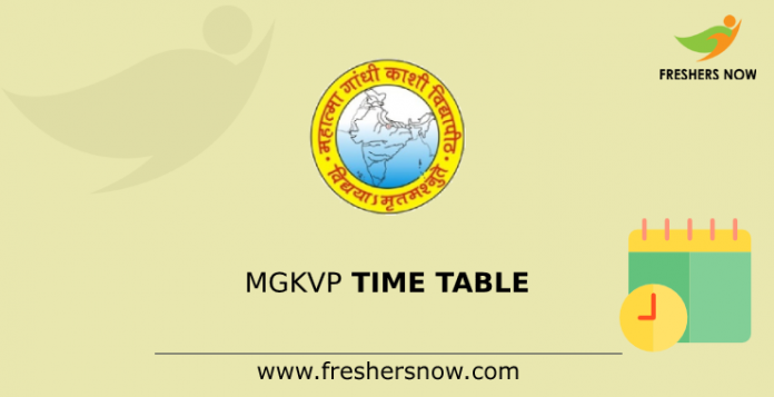 Mgkvp Time Table 2019 Released Ba B Sc Ma Mbbs Exam Dates