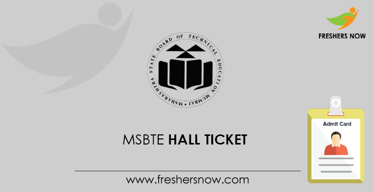 MSBTE Hall Ticket MSBTE Hall Ticket