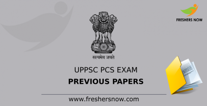 UPPSC PCS Exam Previous Papers