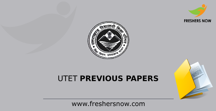 UTET Previous Papers UTET Previous Papers