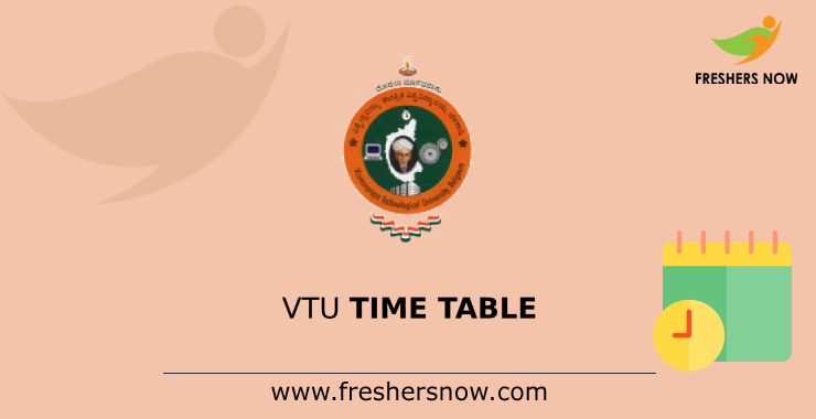 VTU Time Table VTU Time Table