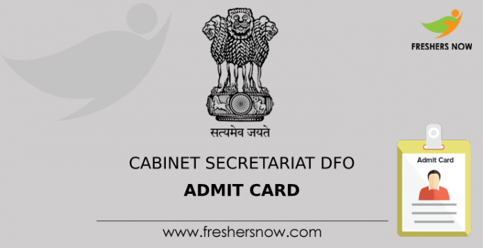 Cabinet Secretariat Dfo Admit Card 2020 Deputy Field Officer Exam