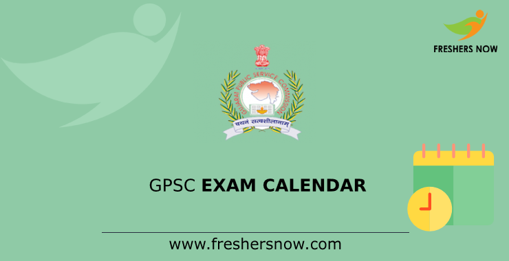 Gpsc Calendar 2020 21 Pdf Download