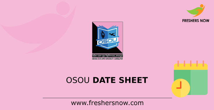 OSOU Date Sheet OSOU Date Sheet