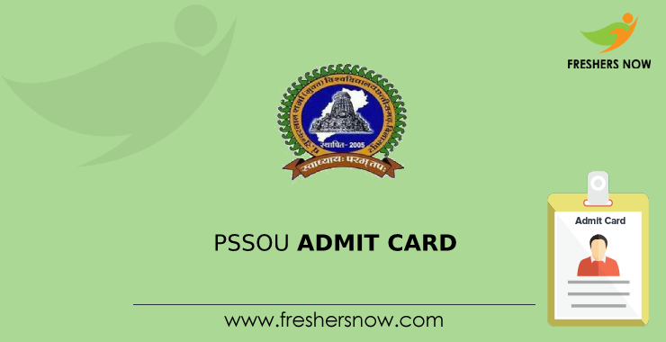 PSSOU Admit Card PSSOU Admit Card