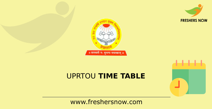 UPRTOU Time Table UPRTOU Time Table