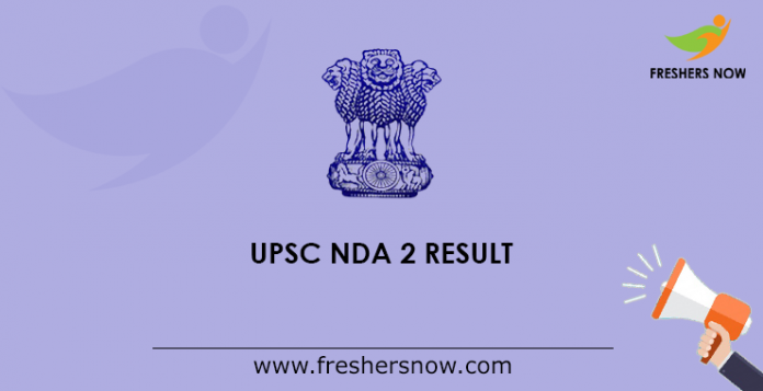 UPSC NDA 2 Result UPSC NDA 2 Result