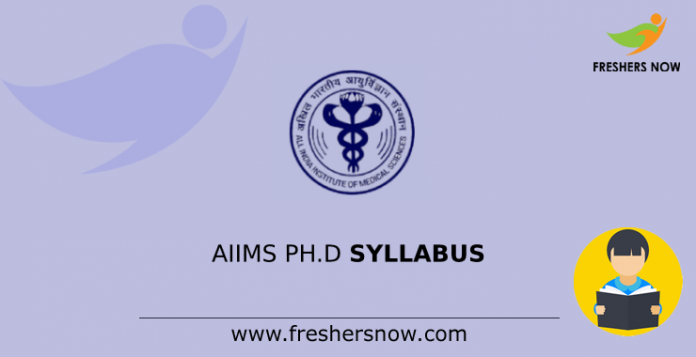 aiims phd syllabus