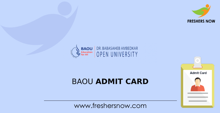 BAOU Admit Card BAOU Admit Card